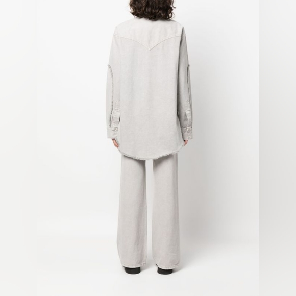 RE/DONE Oversized Shirt Jacket - Picture 3 of 9